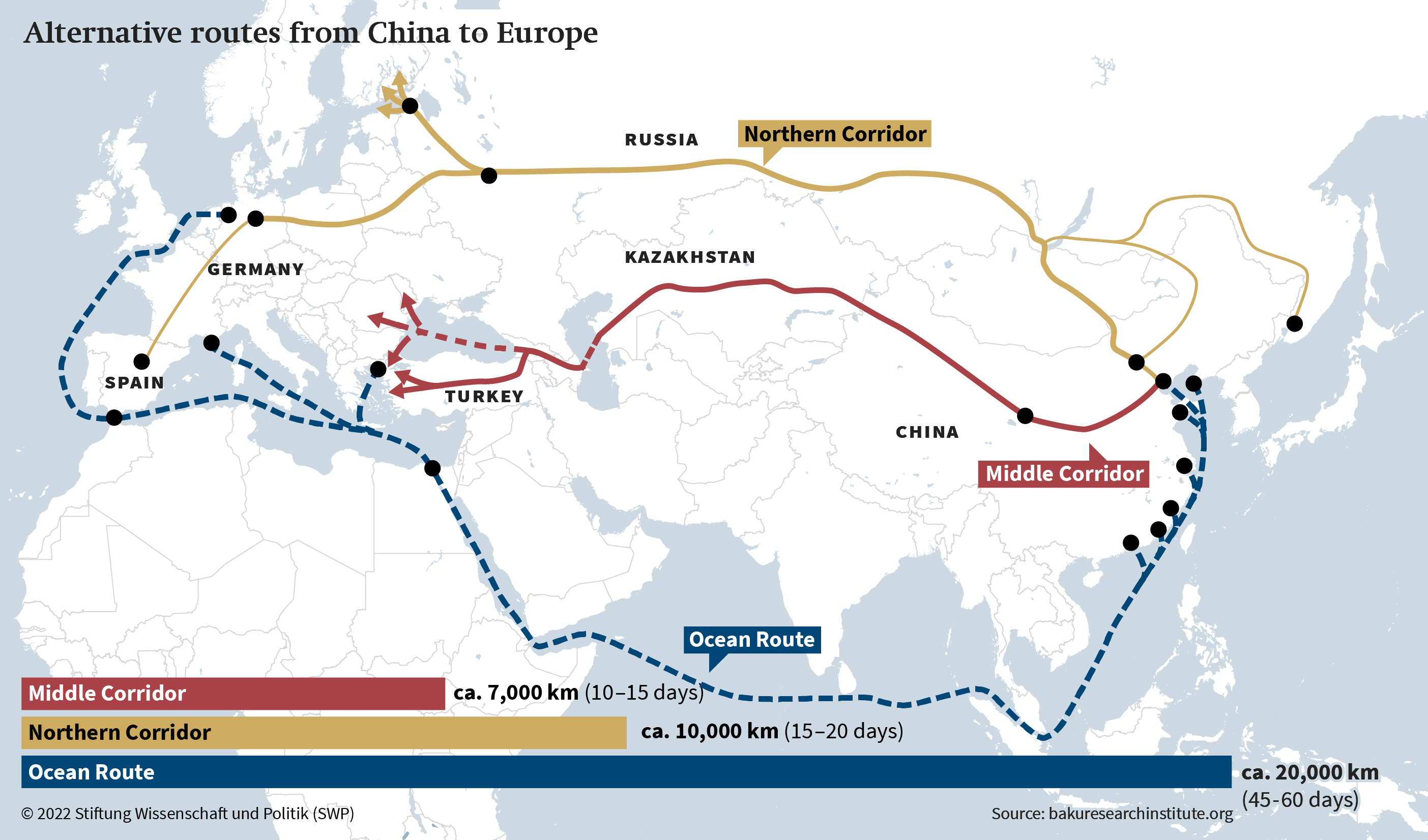 Container transport from China to Italy on the TITR has resumed